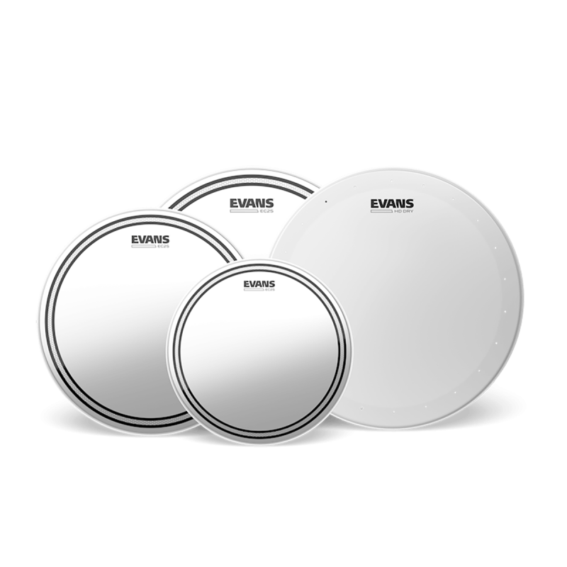 Pack Evans EC2S Clear Fusion 10/12/14 + HD Dry 14"