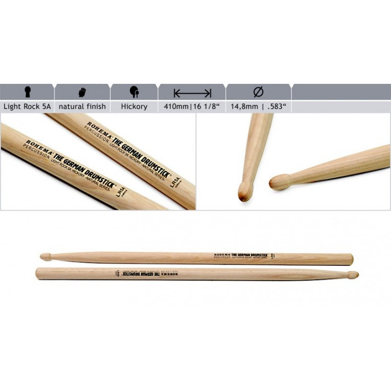 Baguettes Rohema Natural Light Rock 5A Hickory