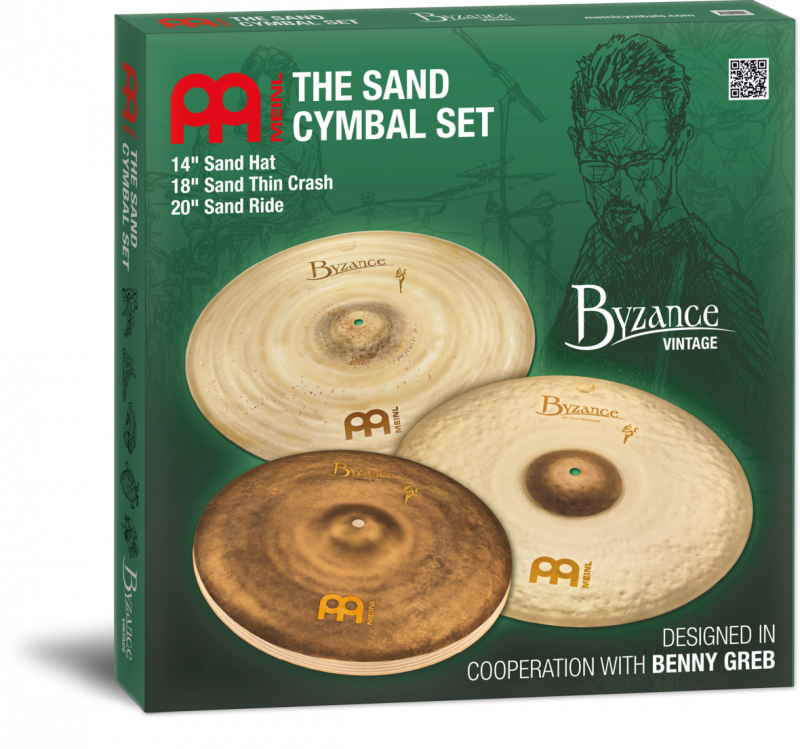 Pack Meinl Byzance Vintage Sand Benny Greb 14" 18" 20"