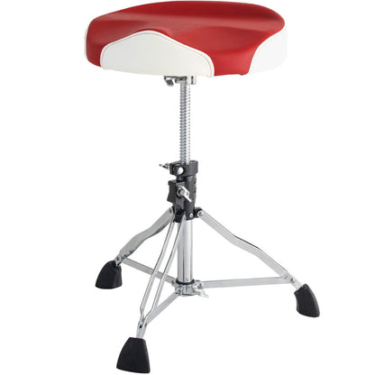 Tabouret Dixon Selle Bicolore Rouge/Blanc