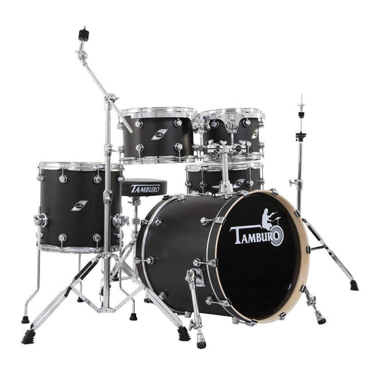 Tamburo Formula 5 PCES 22" 10" 12" 14" 16" Black Satin