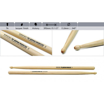 Baguettes Rohema Classic 7A Hickory