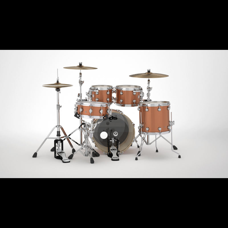 DS Drum Venom Club Kit Copper Finish 4 PCES 20" 10" 12" 14"