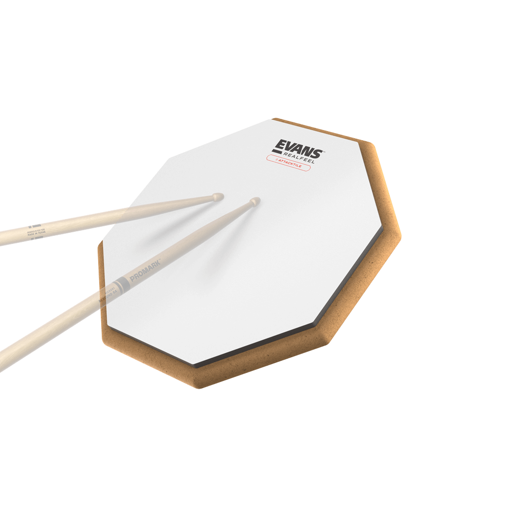 Pad d'entraînement Evans RealFeel Attacktile 10"