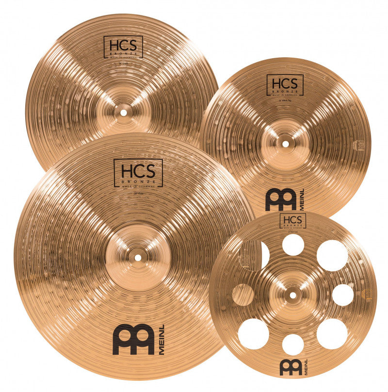 Pack Cymbales Meinl HCS Bronze 4PCS