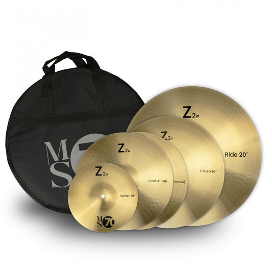 Pack de cymbales Z2 MS70 (HH14" CR16" RD20" SP10")