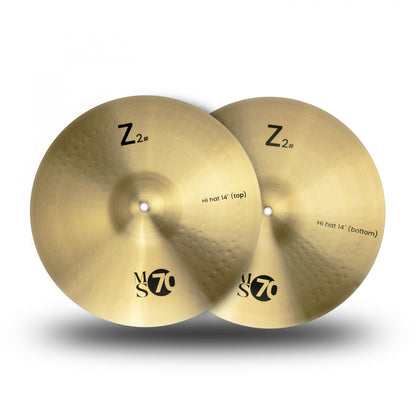 Pack de cymbales Z2 MS70 (HH14" CR16" RD20" SP10")