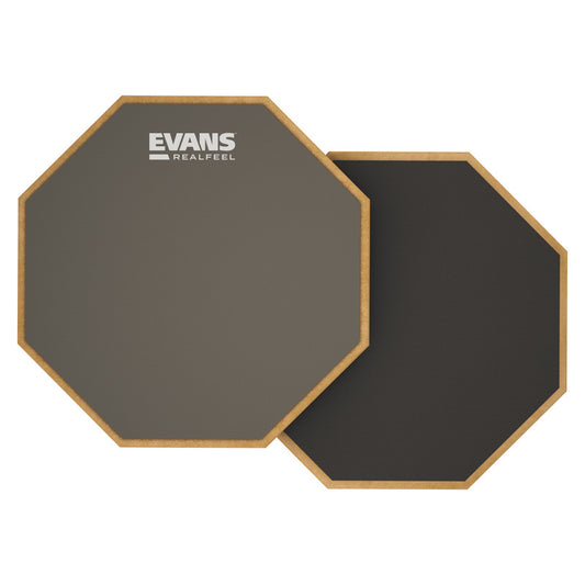 Pad d'entraînement Evans RealFeel Double Face 6"
