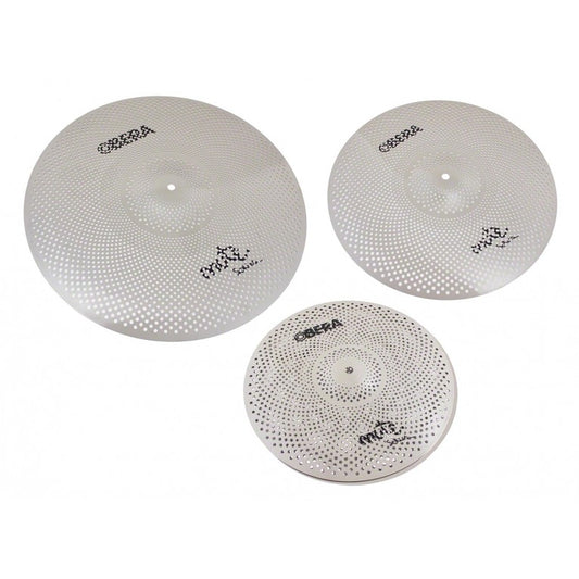 Set 3 Cymbales Silencieuces Mute - 14" 16" 20"