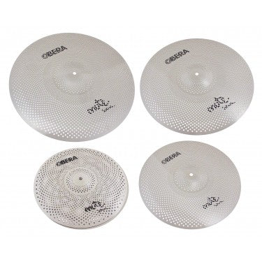 Set 4 Cymbales Silencieuses Mute - 14" 16" 18" 20"