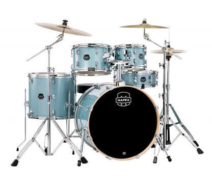 Mapex Venus Fusion 20" 5 PCS Aqua Blue Sparkle + Pack Meinl BCS